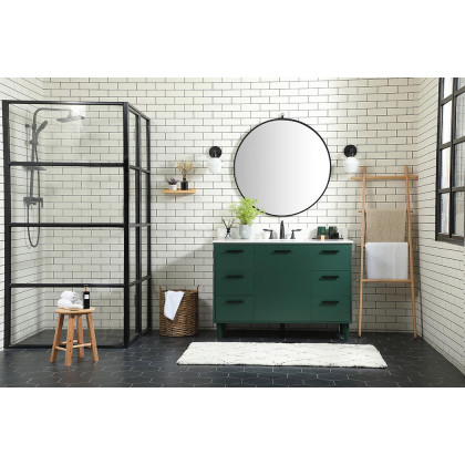 Elegant Bathroom Vanity - Green (VF47048MGN-BS)