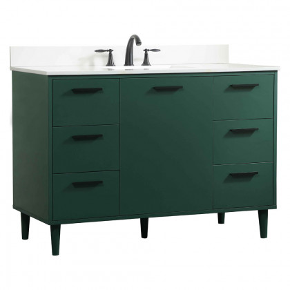 Elegant Bathroom Vanity - Green (VF47048MGN-BS)