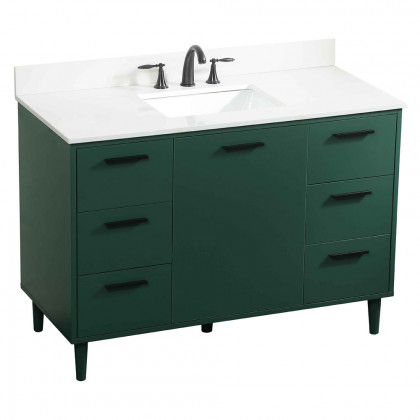 Elegant Bathroom Vanity - Green (VF47048MGN-BS)
