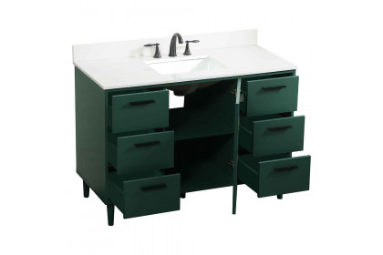 Elegant™ VF47048MGN-BS Bathroom Vanity - Green