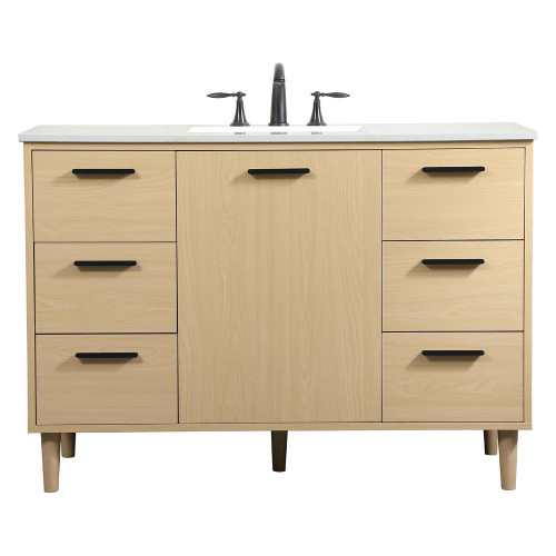 Elegant Bathroom Vanity - Maple (VF47048MMP)