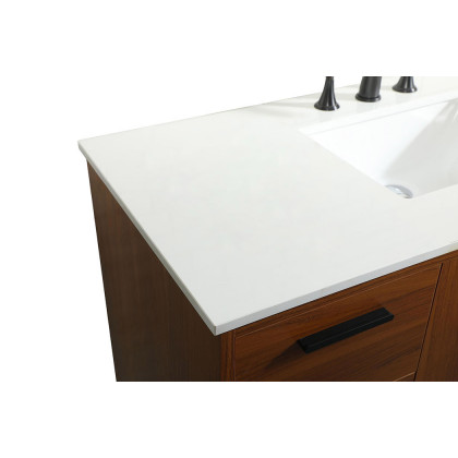 Elegant Bathroom Vanity - Teak (VF47048MTK)