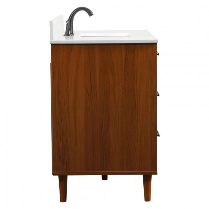 Elegant Bathroom Vanity - Teak (VF47048MTK-BS)