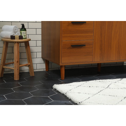 Elegant Bathroom Vanity - Teak (VF47048MTK-BS)