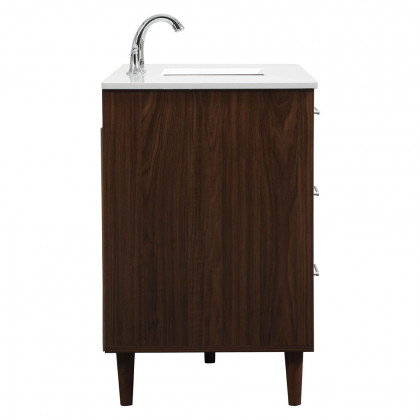 Elegant Bathroom Vanity - Walnut (VF47048MWT)