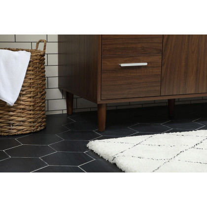 Elegant Bathroom Vanity - Walnut (VF47048MWT)