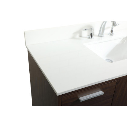 Elegant Bathroom Vanity - Walnut (VF47048MWT-BS)