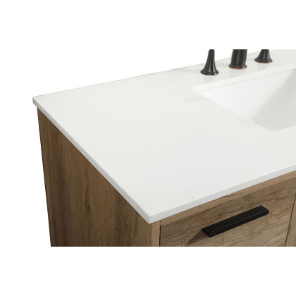 Elegant Bathroom Vanity - Natural Oak (VF47048NT)