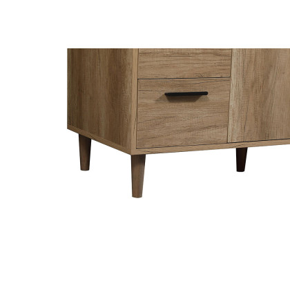 Elegant Bathroom Vanity - Natural Oak (VF47048NT)