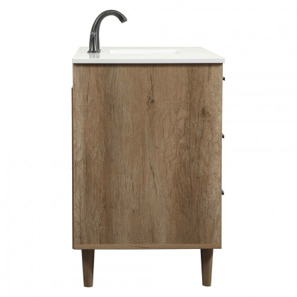 Elegant Bathroom Vanity - Natural Oak (VF47048NT)