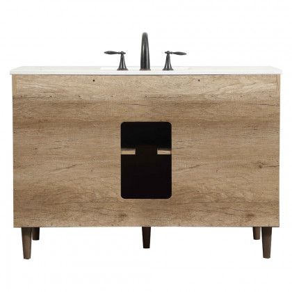 Elegant Bathroom Vanity - Natural Oak (VF47048NT)