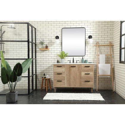 Elegant Bathroom Vanity - Natural Oak (VF47048NT)