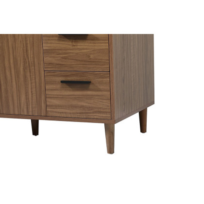 Elegant Bathroom Vanity - Walnut Brown (VF47048WB)