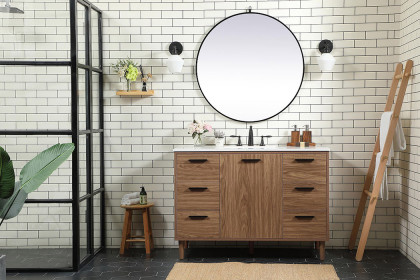 Elegant™ VF47048WB Bathroom Vanity - Walnut Brown