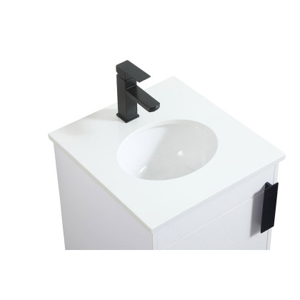 Elegant Bathroom Vanity - White (VF48818MWH)