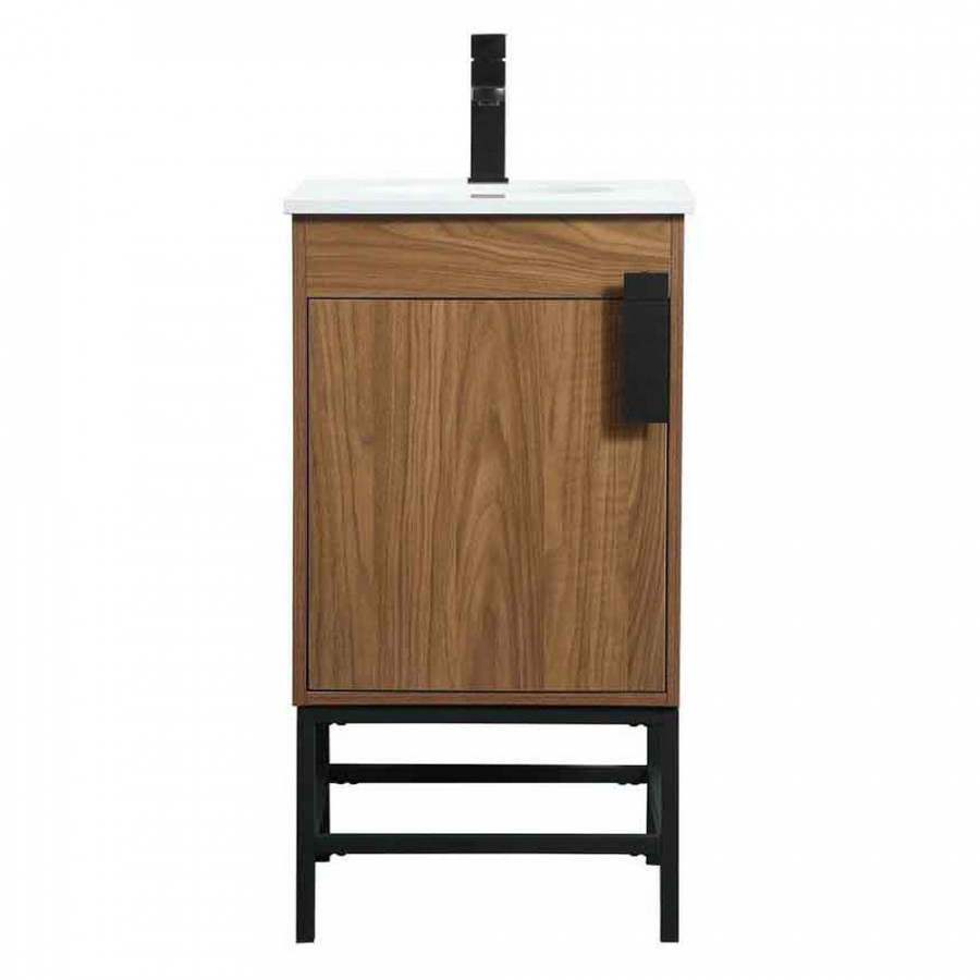 Elegant Bathroom Vanity - Walnut Brown (VF48818WB)