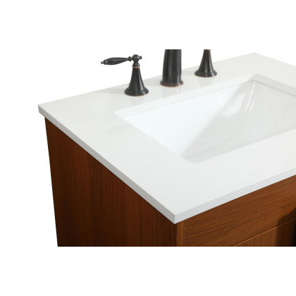 Elegant Bathroom Vanity - Teak (VF48824MTK)