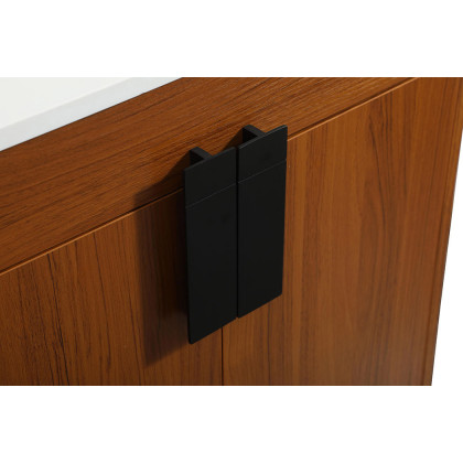 Elegant Bathroom Vanity - Teak (VF48824MTK)
