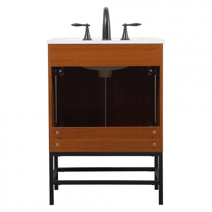 Elegant Bathroom Vanity - Teak (VF48824MTK)