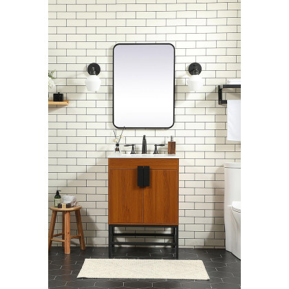 Elegant Bathroom Vanity - Teak (VF48824MTK)