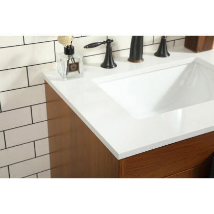 Elegant Bathroom Vanity - Teak (VF48824MTK)