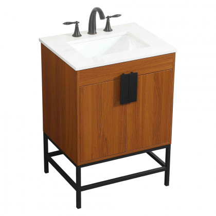 Elegant Bathroom Vanity - Teak (VF48824MTK)