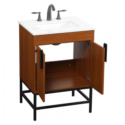 Elegant Bathroom Vanity - Teak (VF48824MTK)