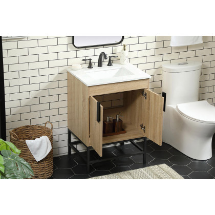 Elegant Bathroom Vanity - Mango Wood (VF48824MW)