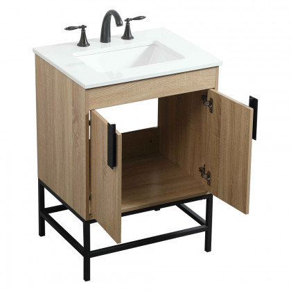 Elegant Bathroom Vanity - Mango Wood (VF48824MW)