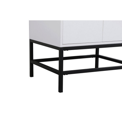 Elegant Bathroom Vanity - White (VF48824MWH)