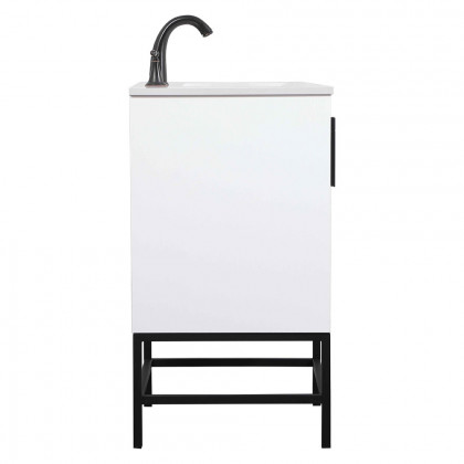 Elegant Bathroom Vanity - White (VF48824MWH)