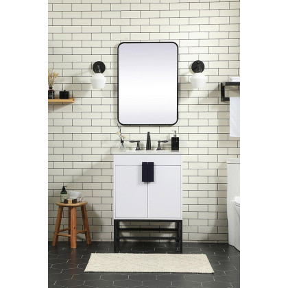 Elegant Bathroom Vanity - White (VF48824MWH)