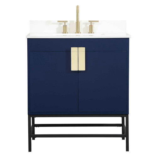 Elegant Bathroom Vanity - Blue (VF48830MBL-BS)