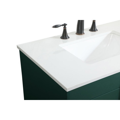 Elegant Bathroom Vanity - Green (VF48830MGN)