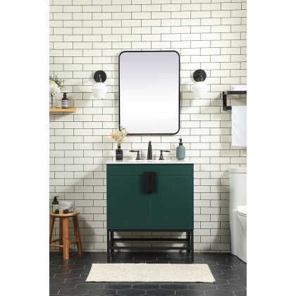 Elegant Bathroom Vanity - Green (VF48830MGN)