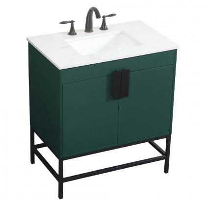 Elegant Bathroom Vanity - Green (VF48830MGN)