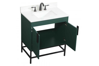 Elegant™ VF48830MGN-BS Bathroom Vanity - Green