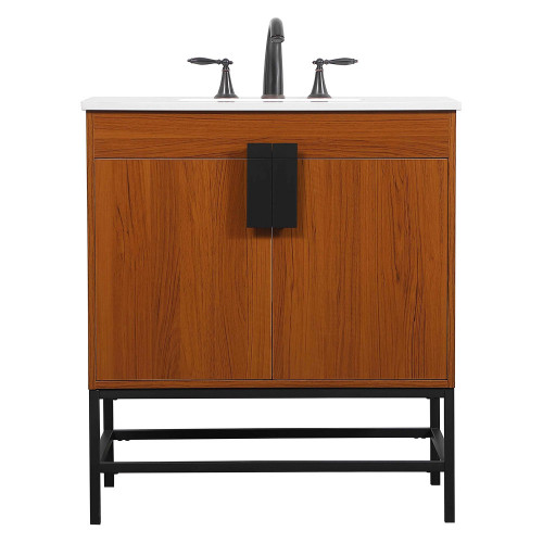 Elegant Bathroom Vanity - Teak (VF48830MTK)