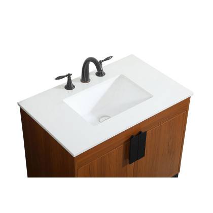Elegant Bathroom Vanity - Teak (VF48830MTK)