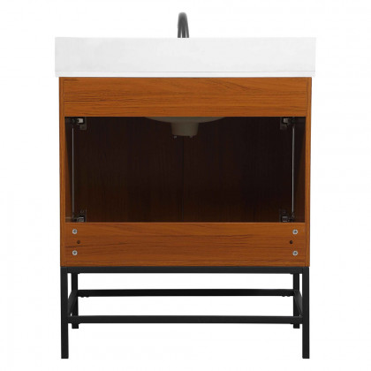 Elegant Bathroom Vanity - Teak (VF48830MTK-BS)