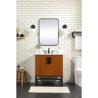 Elegant Bathroom Vanity - Teak (VF48830MTK-BS)