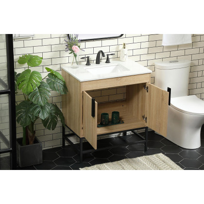 Elegant Bathroom Vanity - Mango Wood (VF48830MW)