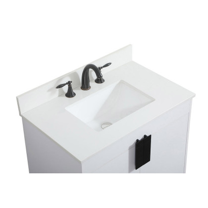 Elegant Bathroom Vanity - White (VF48830MWH-BS)