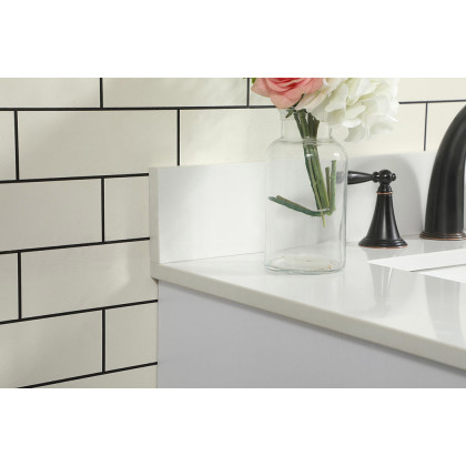 Elegant Bathroom Vanity - White (VF48830MWH-BS)
