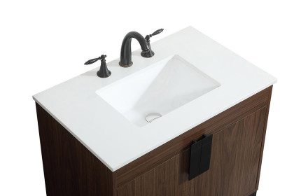 Elegant™ VF48830MWT Bathroom Vanity - Walnut
