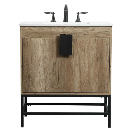 Elegant Bathroom Vanity - Natural Oak (VF48830NT)