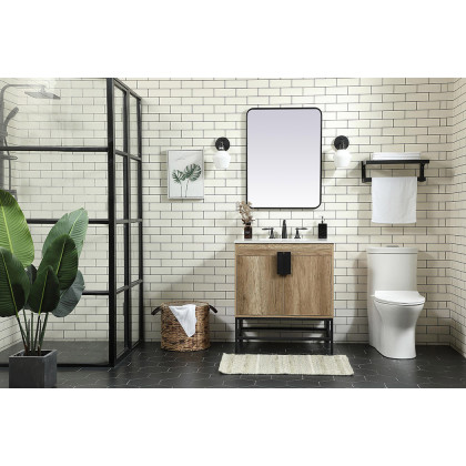 Elegant Bathroom Vanity - Natural Oak (VF48830NT)