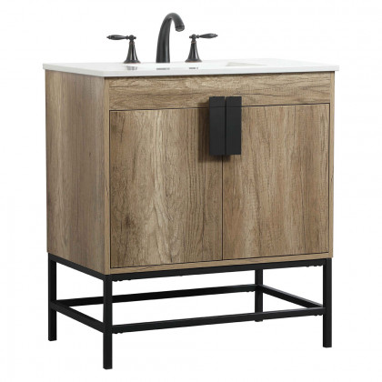 Elegant Bathroom Vanity - Natural Oak (VF48830NT)