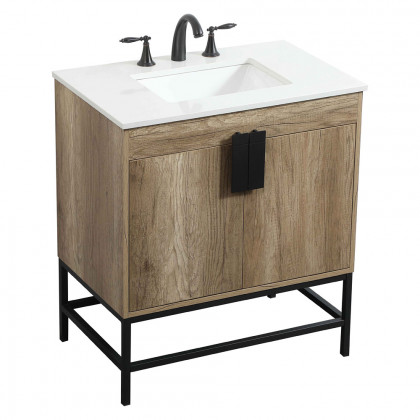 Elegant Bathroom Vanity - Natural Oak (VF48830NT)