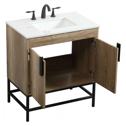 Elegant Bathroom Vanity - Natural Oak (VF48830NT)